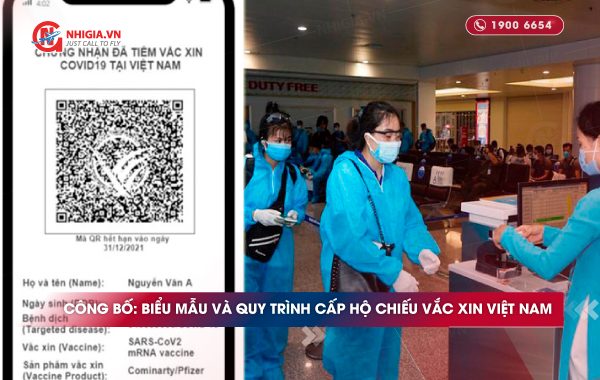 Công bố: Biểu mẫu và quy trình cấp hộ chiếu vắc xin Việt Nam