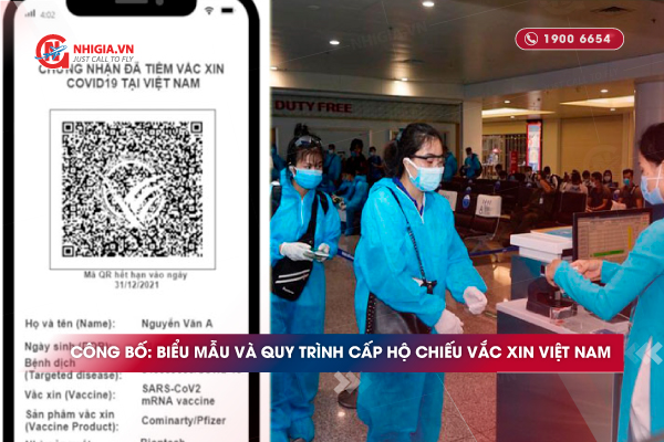 Công bố: Biểu mẫu và quy trình cấp hộ chiếu vắc xin Việt Nam